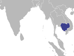 Icône carte cambodge pays asie à télécharger gratuitement